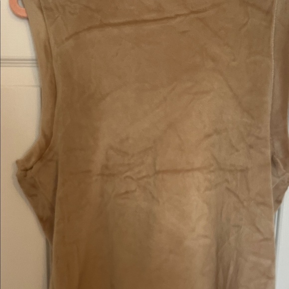 NWT SKIMS Soft Tan Velvet Tank Top size XL - Picture 5 of 5